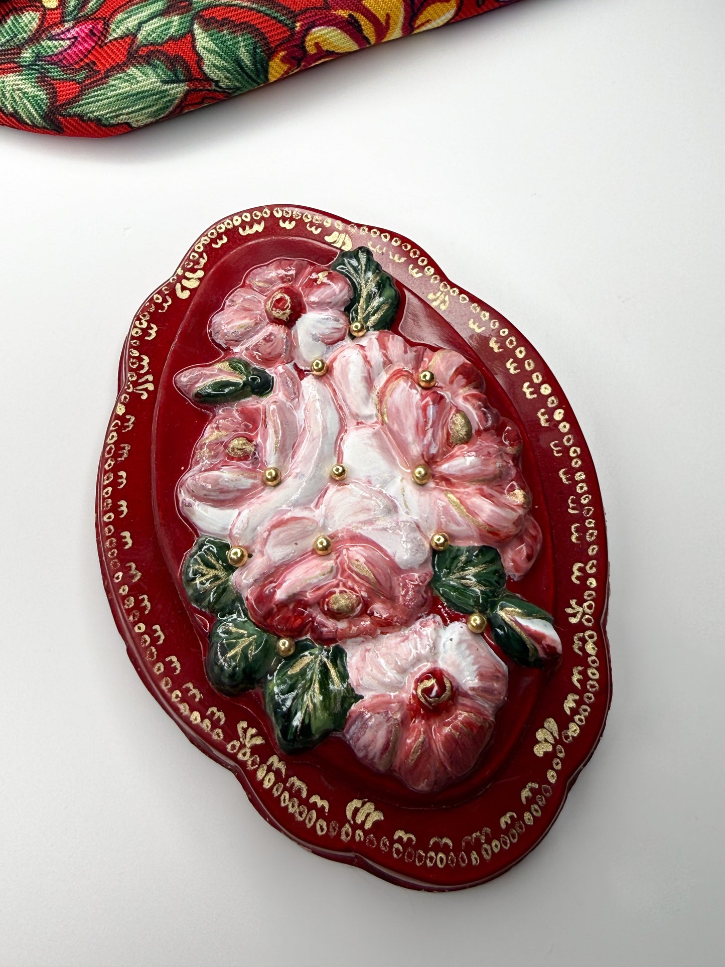 Vintage Roses Thermoformed Chocolate Mold