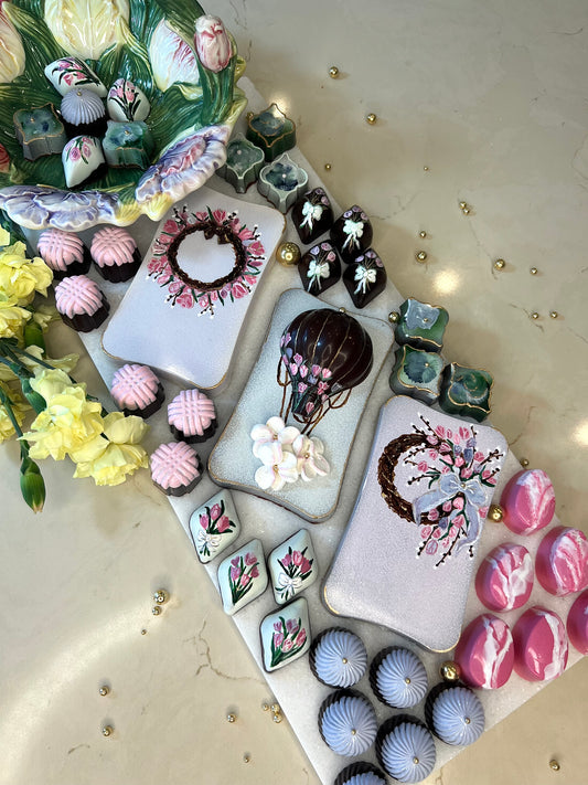 Gourmet Chocolate Gift Set Blooming Garden