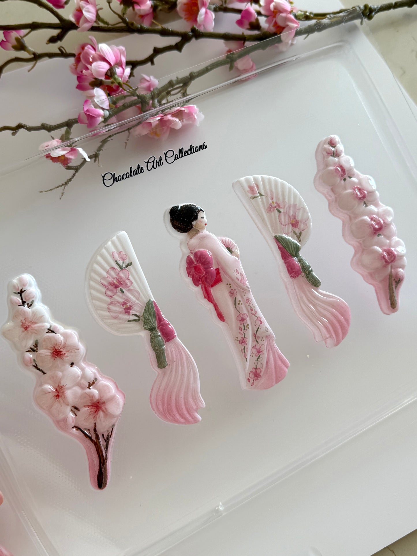 Sakura Elegance Chocolate Bar Mold