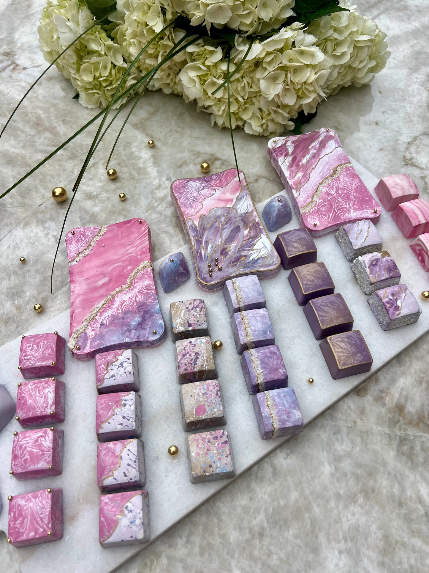 Marble Chocolate Set